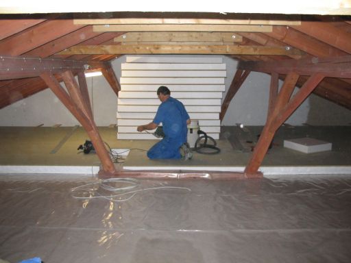 Speicher Bodenisolierung