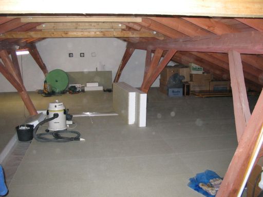 Speicher Bodenisolierung