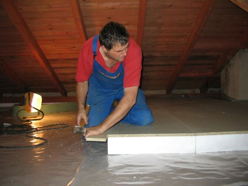 Speicher Bodenisolierung