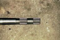 linke Kerbverzahnung f&uuml;r Sperre