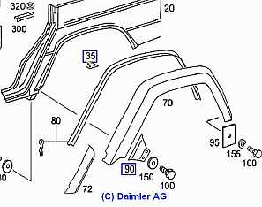 Kotfl&uuml;gel 463 hinten